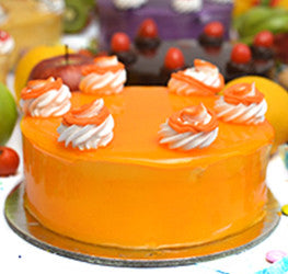 Orange Fresh Cream Cake