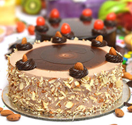 Choco Almond Fresh Cream Cake