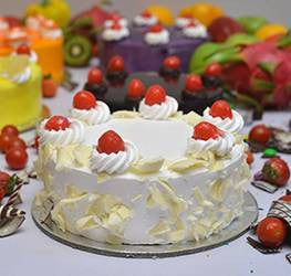 White Forest Fresh Cream Cake